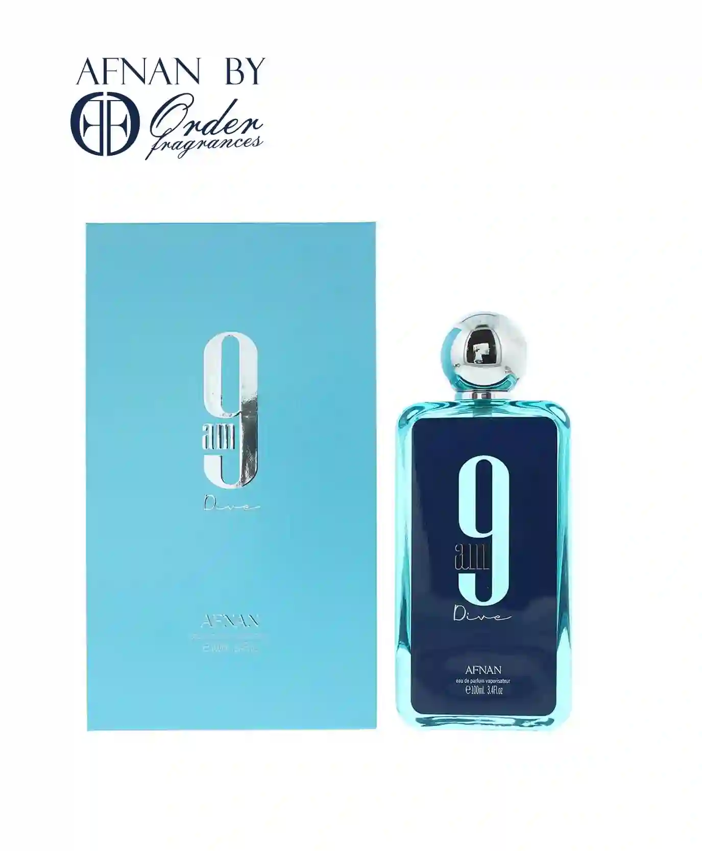 Afnan 9Am Dive by Afnan Eau De Parfum Spray (Unisex) 3.4 oz for Men