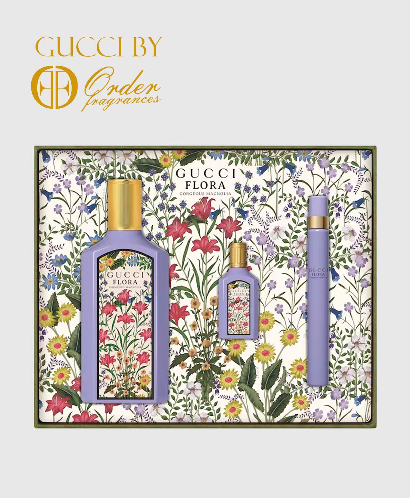 Gucci Gorgeous Magnolia EDP 100ml Set