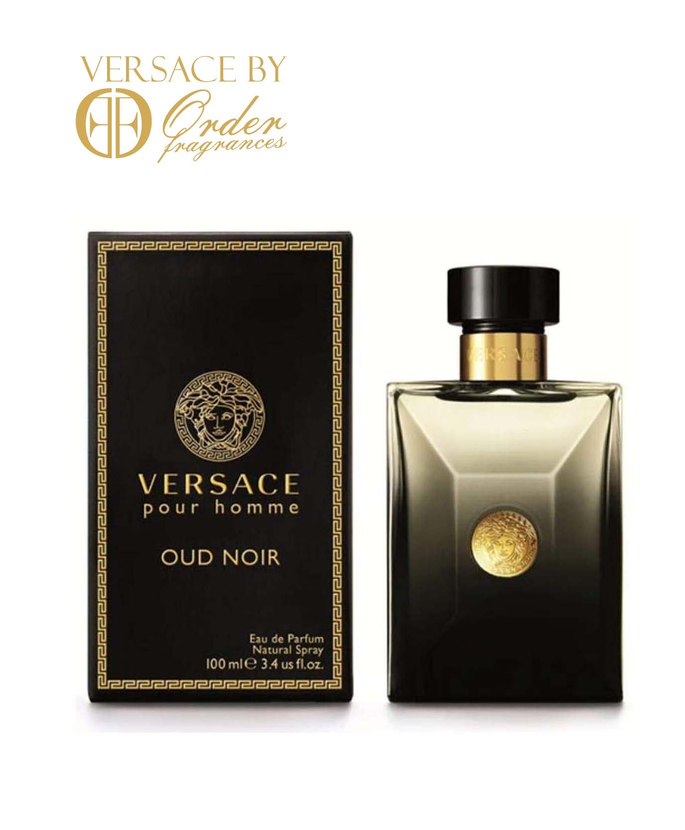 Versace Pour Homme Oud Noir 3.4 oz Eau de Parfum Spray
