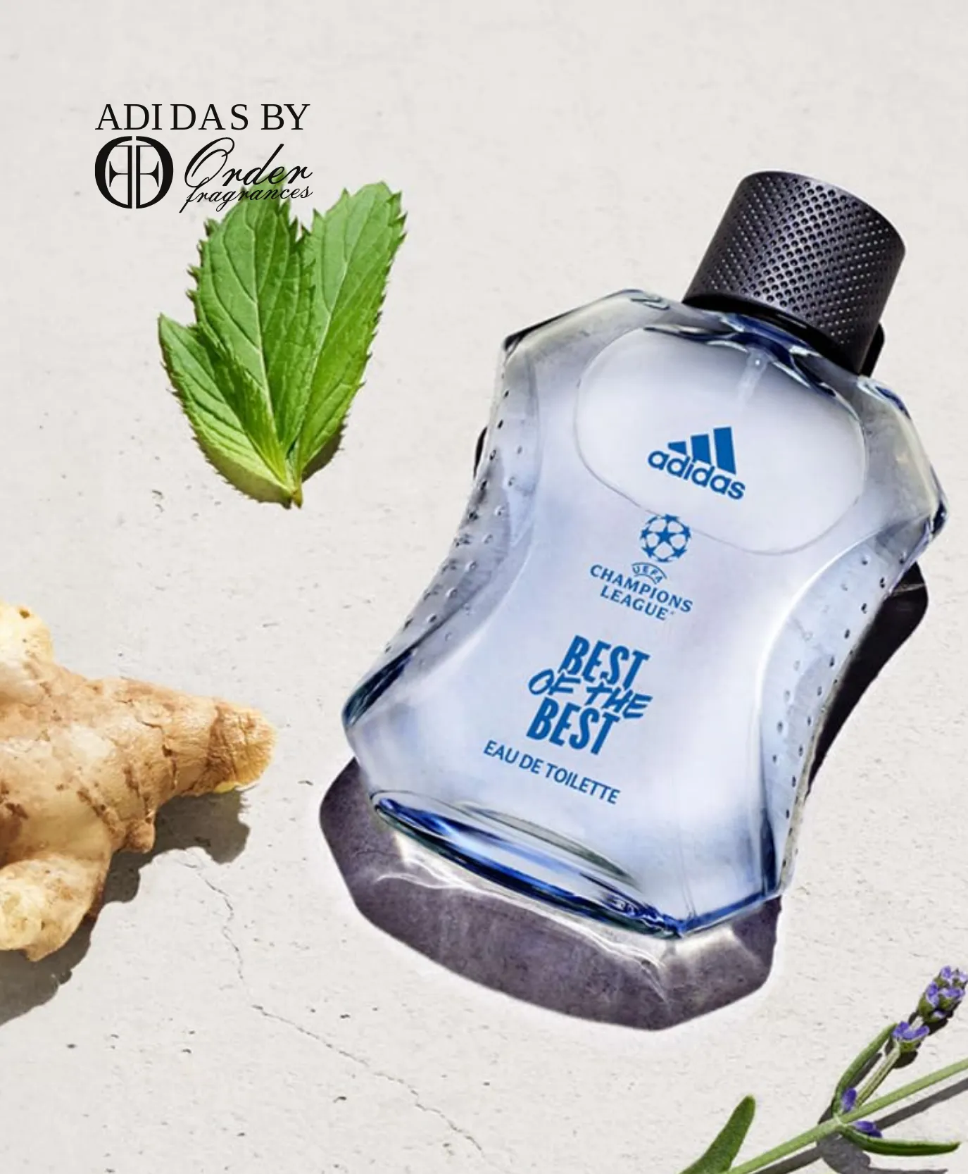 adidas Uefa Best Of The Best Eau De Lavender spray Toilette For Men - 100Ml