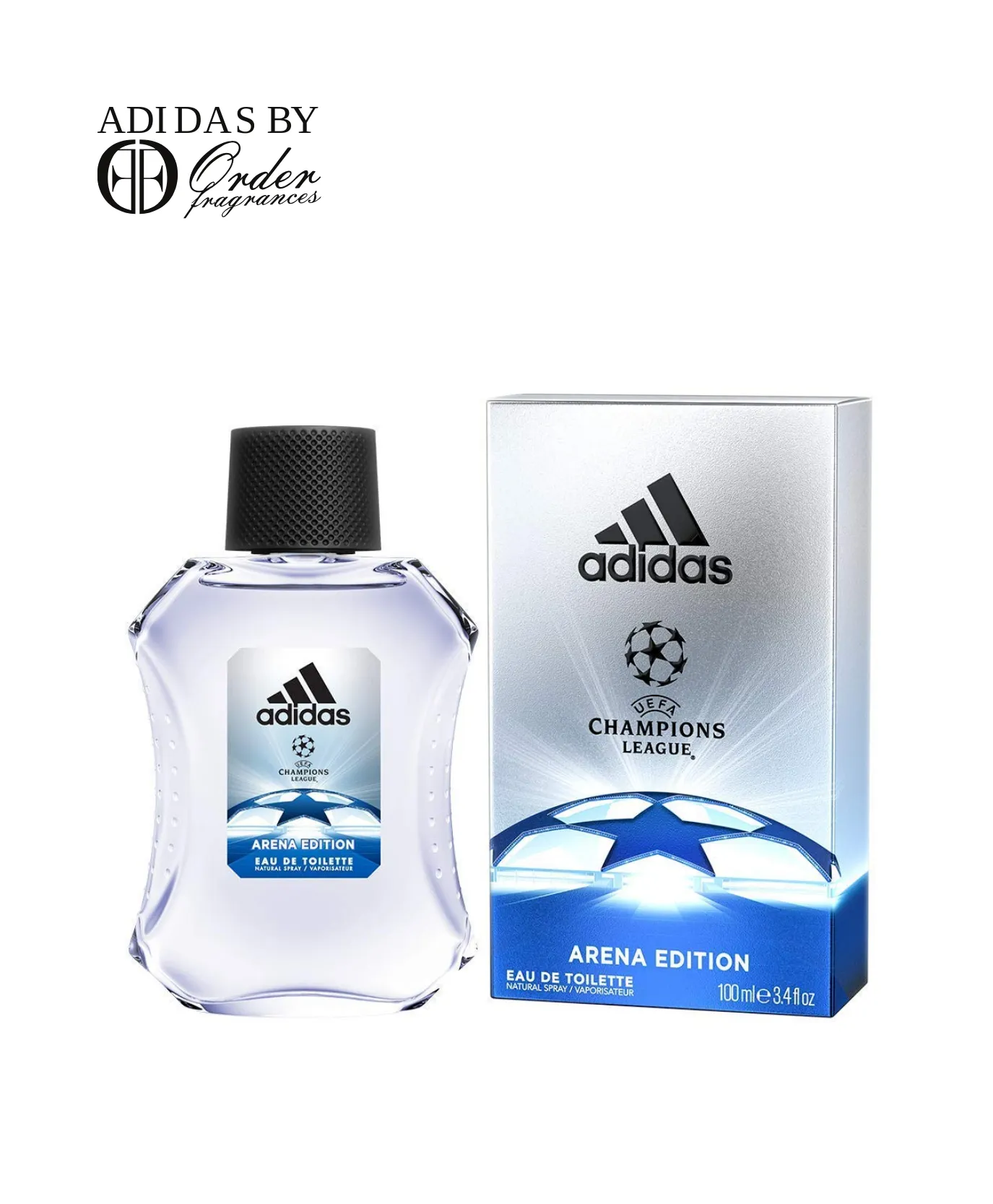 adidas Men Arena Edition Champion Eau De Toilette Natural Floral Scent Spray 100 Ml