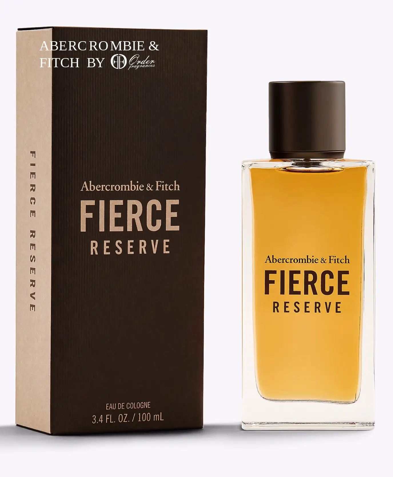 Fierce Reserve Cologne 3.4 Oz | Wild Sage - Aged Leather - Crisp Amber - Barrel-Reserve Whiskey 